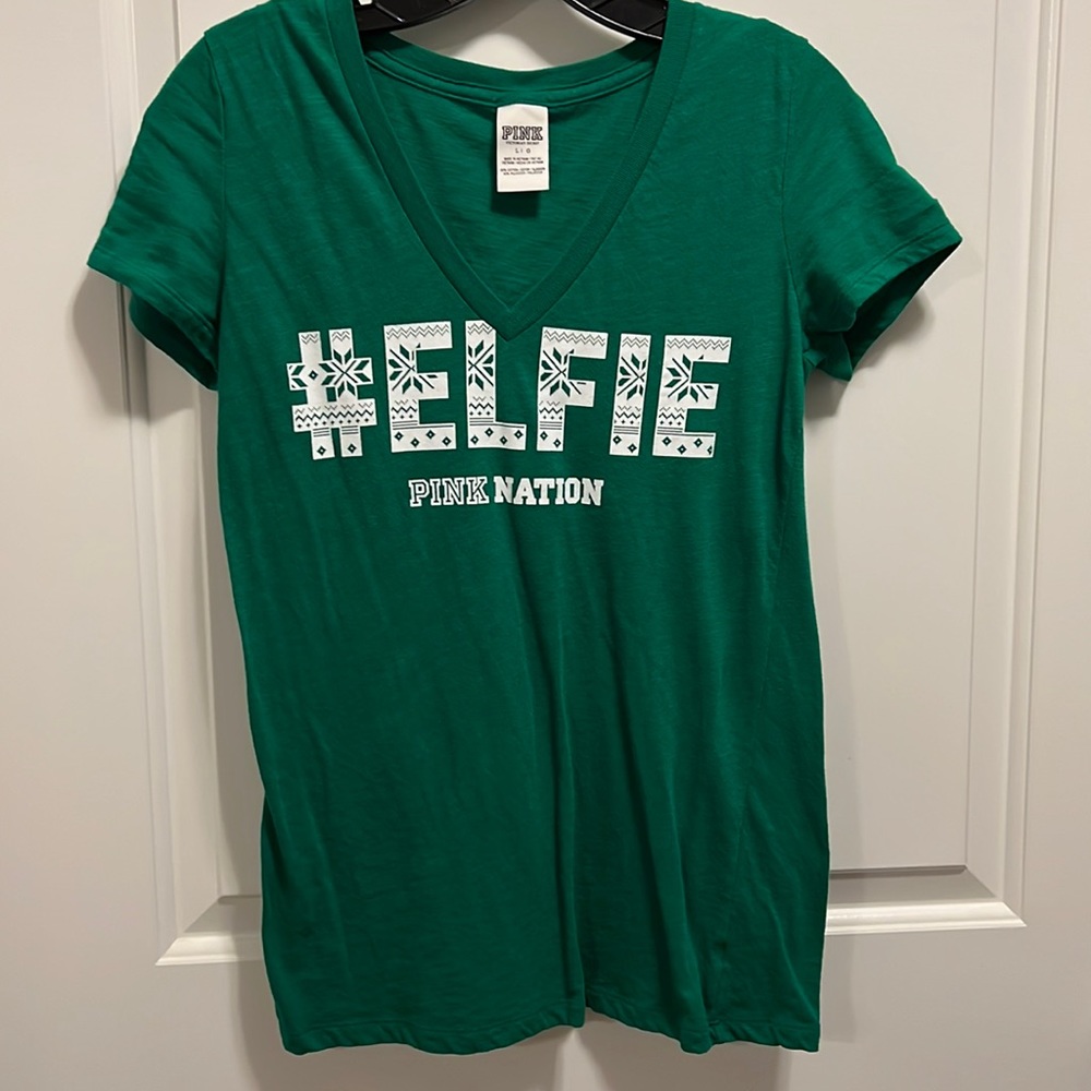 V neck #elfie tee shirt top